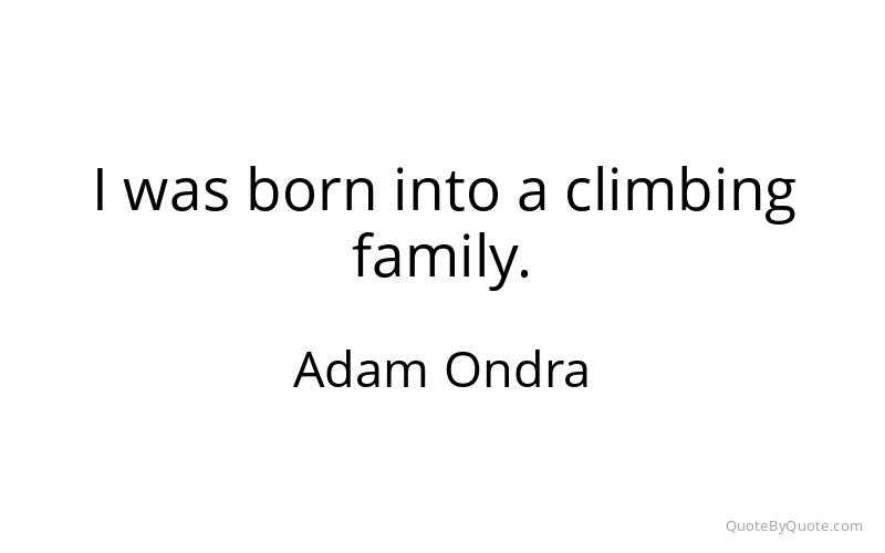 Preview image for this quote by Adam Ondra