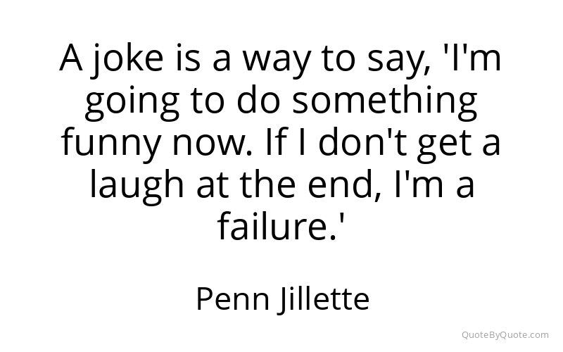 Preview image for this quote by Penn Jillette