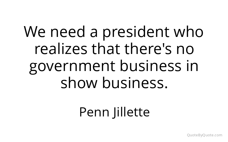 Preview image for this quote by Penn Jillette