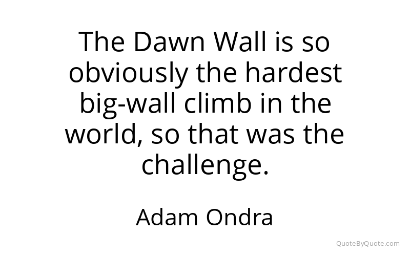 Preview image for this quote by Adam Ondra