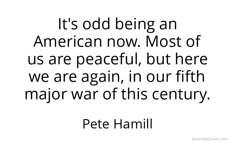 Preview image for this quote by Pete Hamill