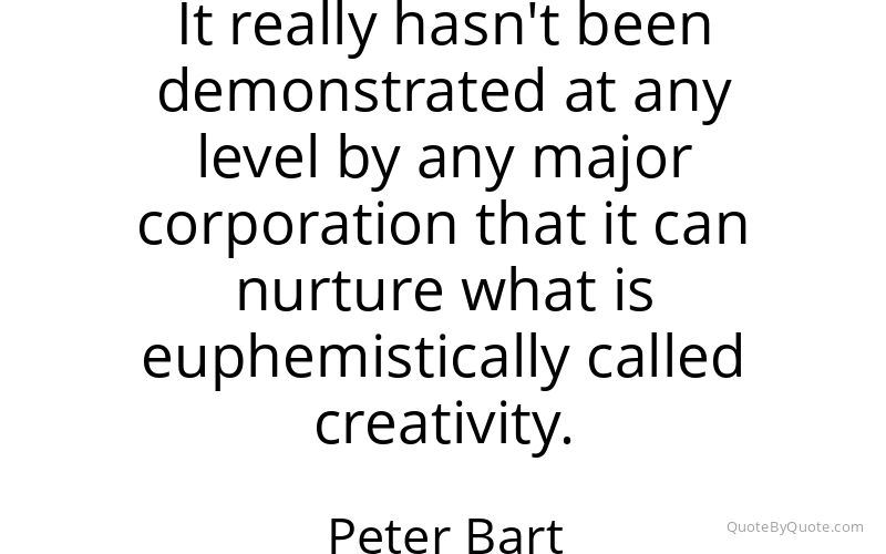 Preview image for this quote by Peter Bart