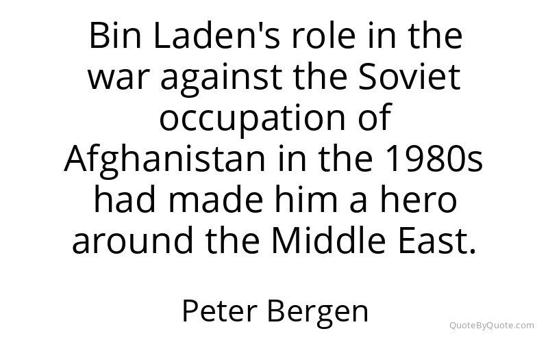 Preview image for this quote by Peter Bergen