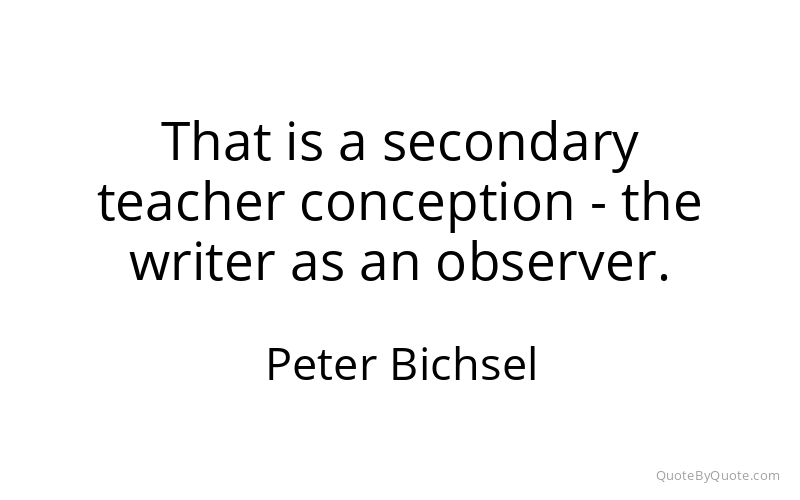 Preview image for this quote by Peter Bichsel