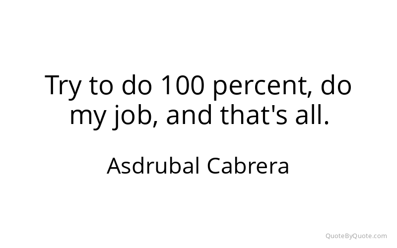 Preview image for this quote by Asdrubal Cabrera