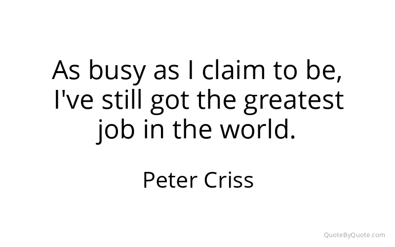 Preview image for this quote by Peter Criss