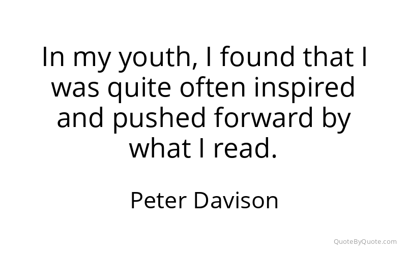 Preview image for this quote by Peter Davison