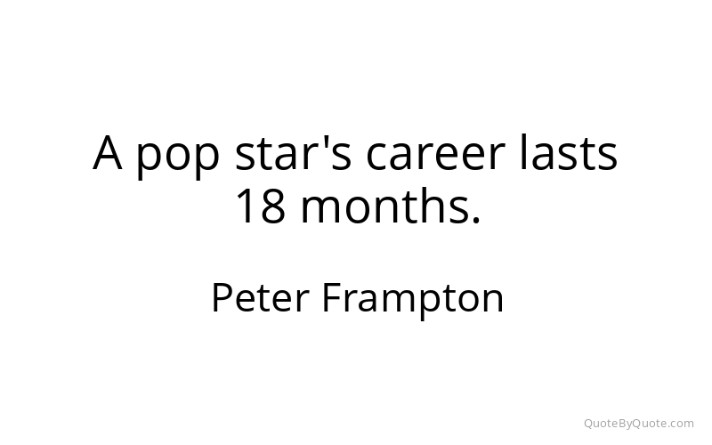 Preview image for this quote by Peter Frampton