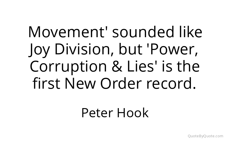 Preview image for this quote by Peter Hook