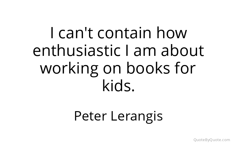 Preview image for this quote by Peter Lerangis