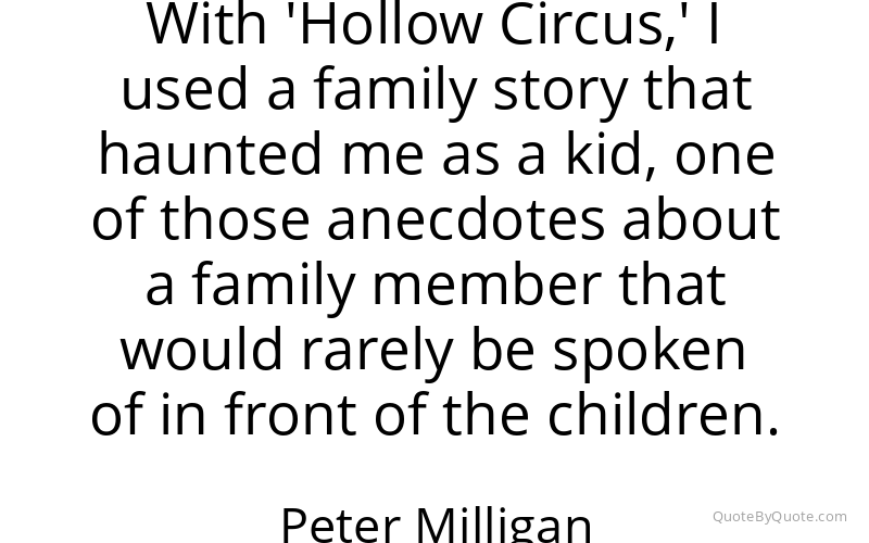 Preview image for this quote by Peter Milligan