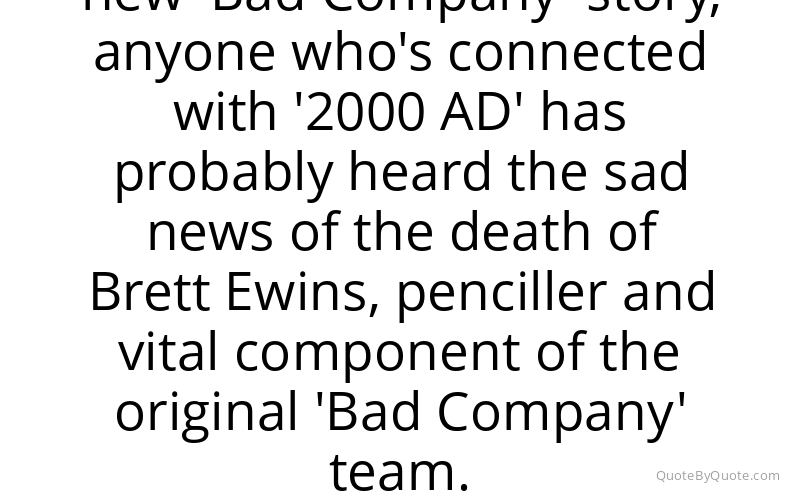 Preview image for this quote by Peter Milligan