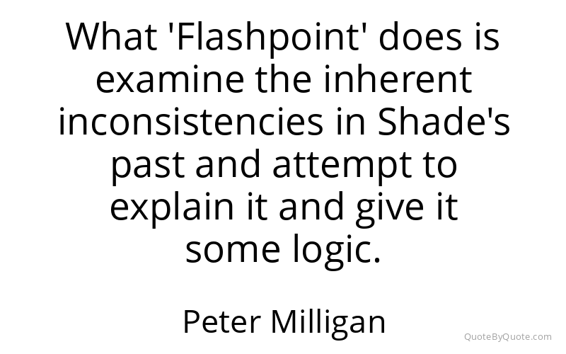 Preview image for this quote by Peter Milligan