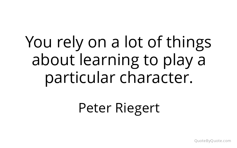 Preview image for this quote by Peter Riegert