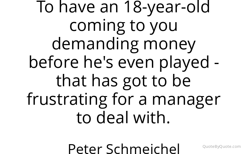 Preview image for this quote by Peter Schmeichel