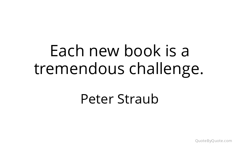 Preview image for this quote by Peter Straub