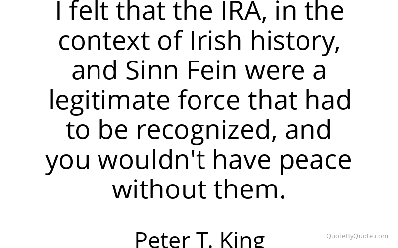Preview image for this quote by Peter T. King