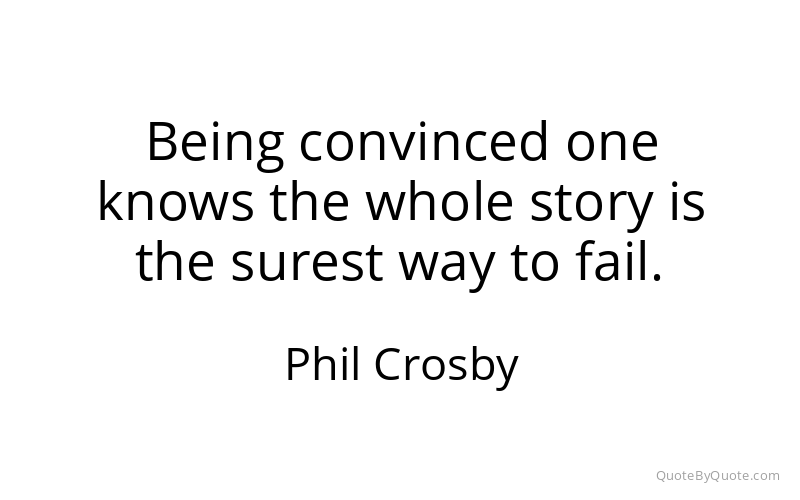 Preview image for this quote by Phil Crosby