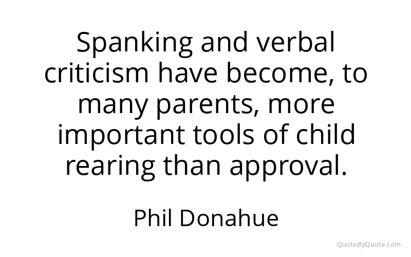 Preview image for this quote by Phil Donahue