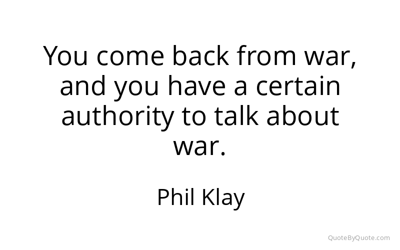 Preview image for this quote by Phil Klay