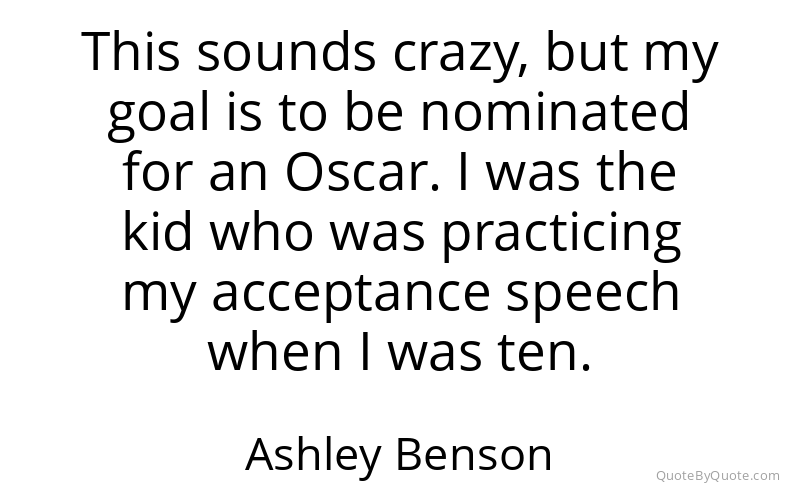Preview image for this quote by Ashley Benson