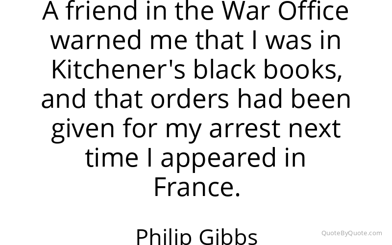 Preview image for this quote by Philip Gibbs