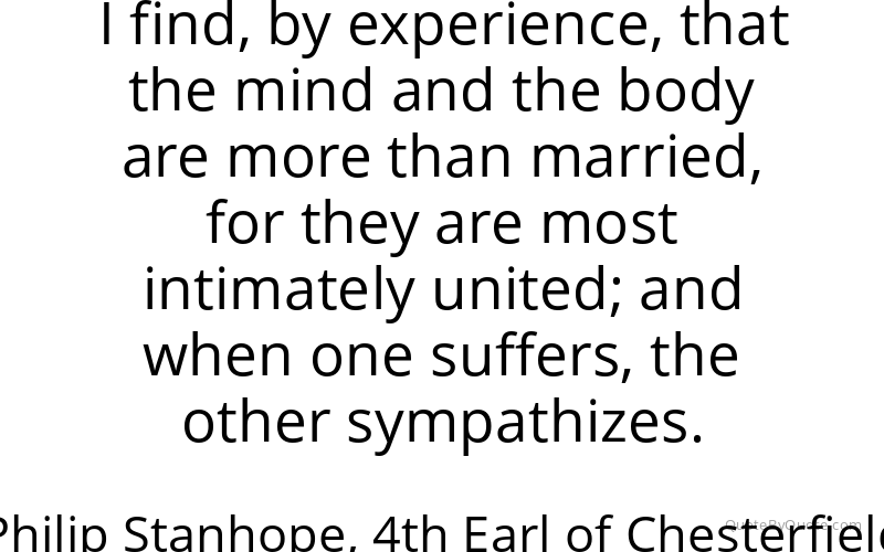 Preview image for this quote by Philip Stanhope, 4th Earl of Chesterfield