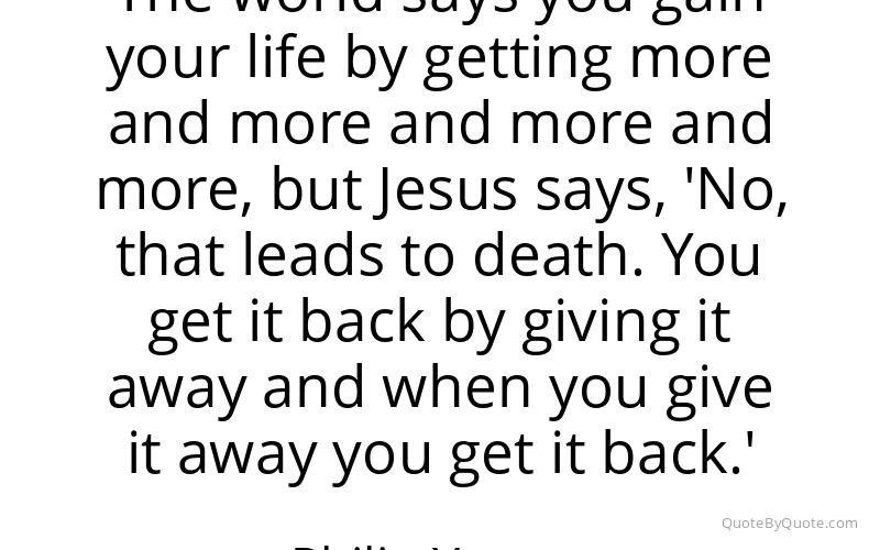 Preview image for this quote by Philip Yancey