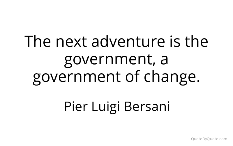 Preview image for this quote by Pier Luigi Bersani