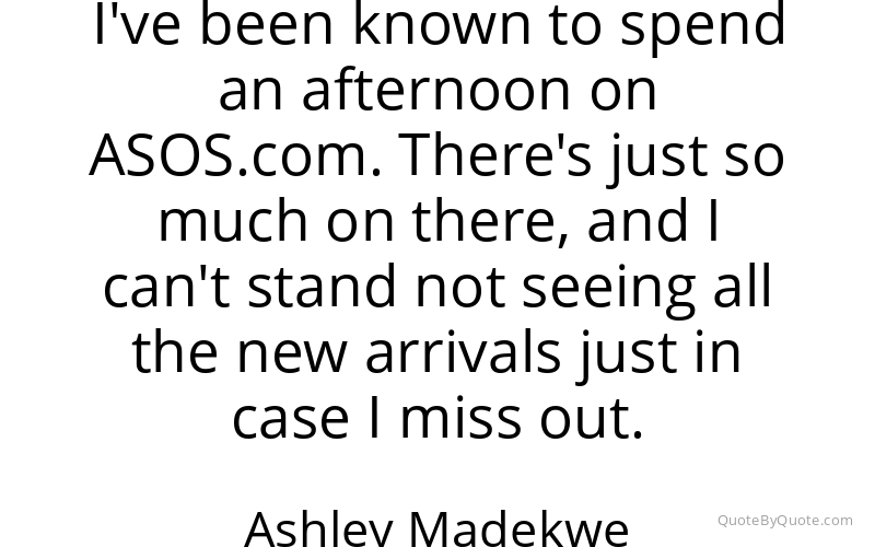 Preview image for this quote by Ashley Madekwe
