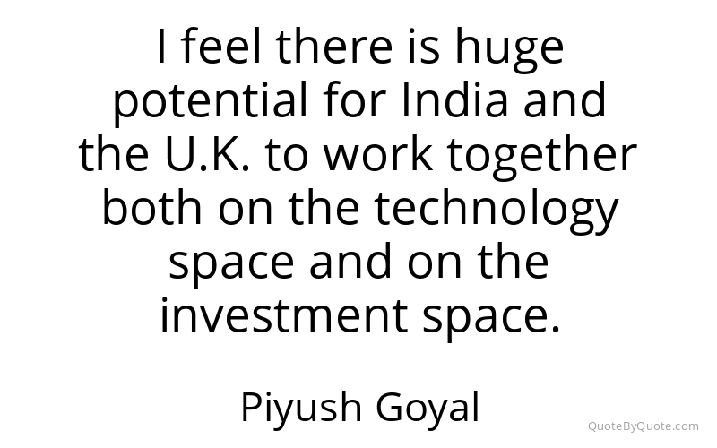 Preview image for this quote by Piyush Goyal