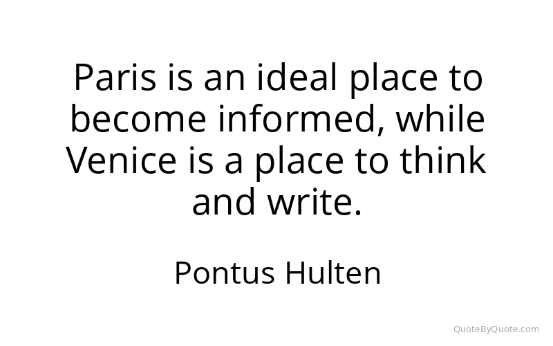 Preview image for this quote by Pontus Hulten