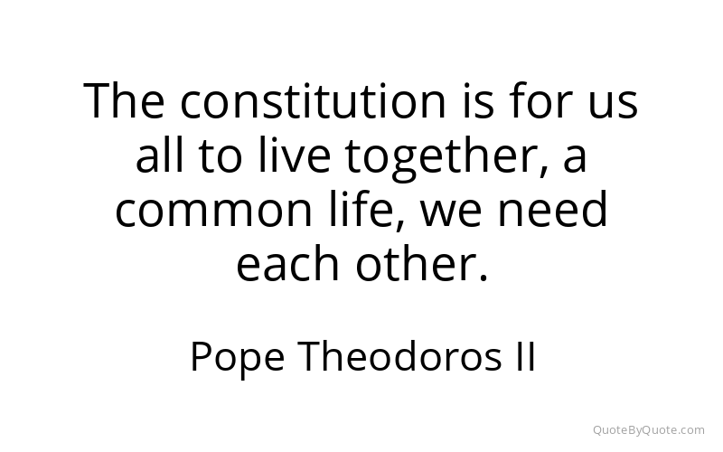 Preview image for this quote by Pope Theodoros II