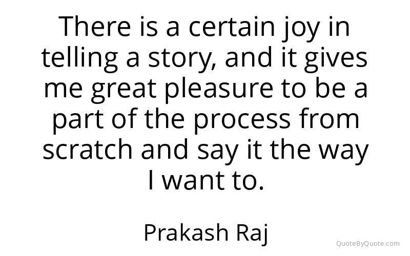 Preview image for this quote by Prakash Raj