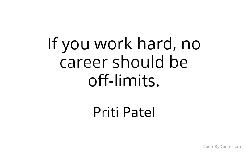 Preview image for this quote by Priti Patel