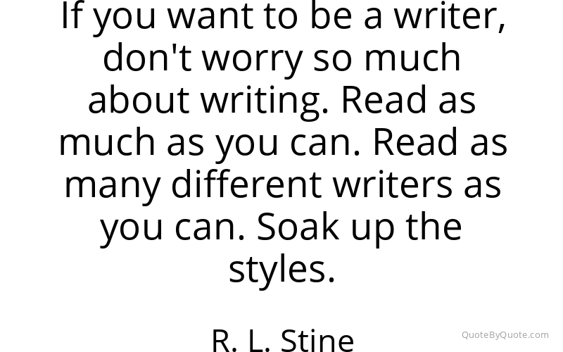 Preview image for this quote by R. L. Stine