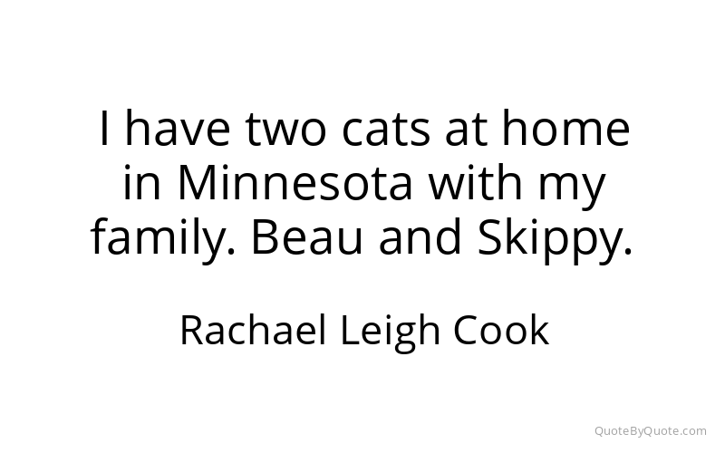Preview image for this quote by Rachael Leigh Cook