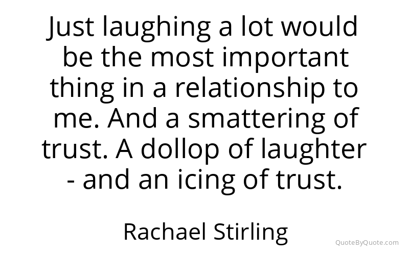 Preview image for this quote by Rachael Stirling