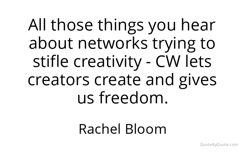 Preview image for this quote by Rachel Bloom