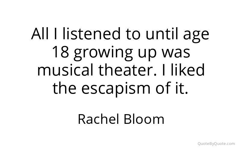 Preview image for this quote by Rachel Bloom