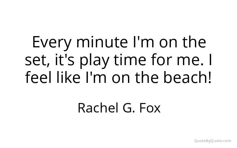 Preview image for this quote by Rachel G. Fox