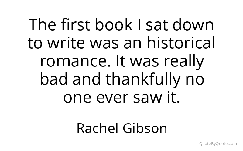 Preview image for this quote by Rachel Gibson