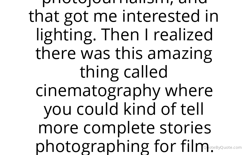 Preview image for this quote by Rachel Morrison