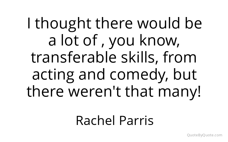 Preview image for this quote by Rachel Parris