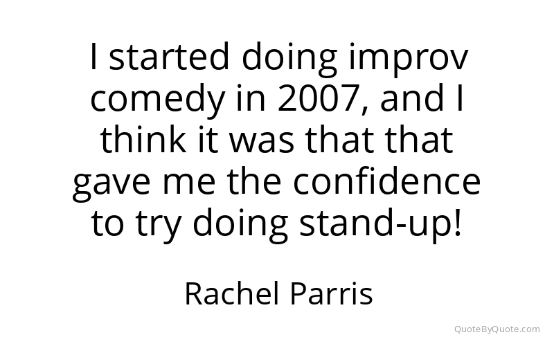 Preview image for this quote by Rachel Parris