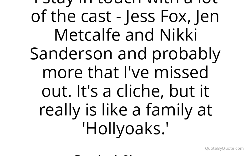 Preview image for this quote by Rachel Shenton