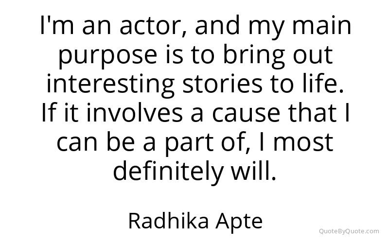 Preview image for this quote by Radhika Apte