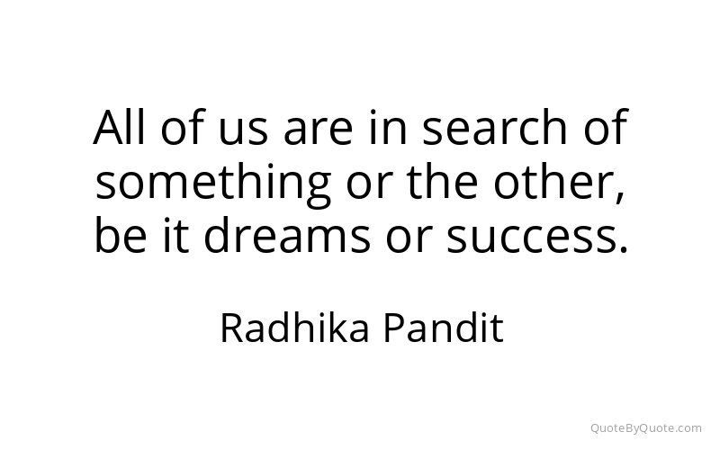 Preview image for this quote by Radhika Pandit