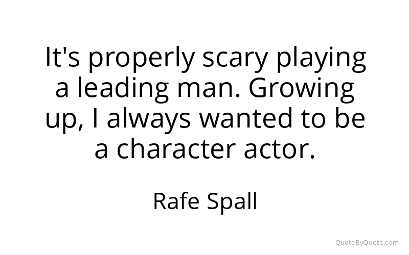 Preview image for this quote by Rafe Spall