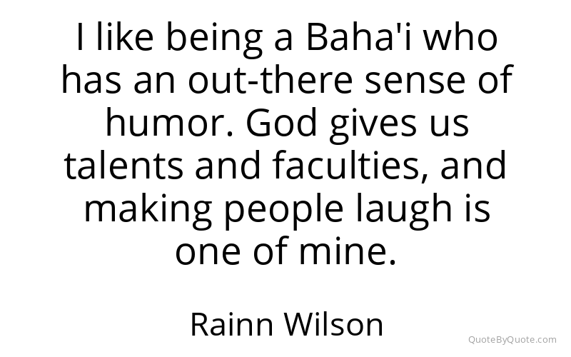 Preview image for this quote by Rainn Wilson